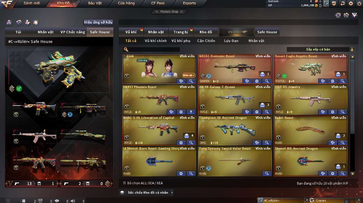 shop acc cf uy tin gia re
